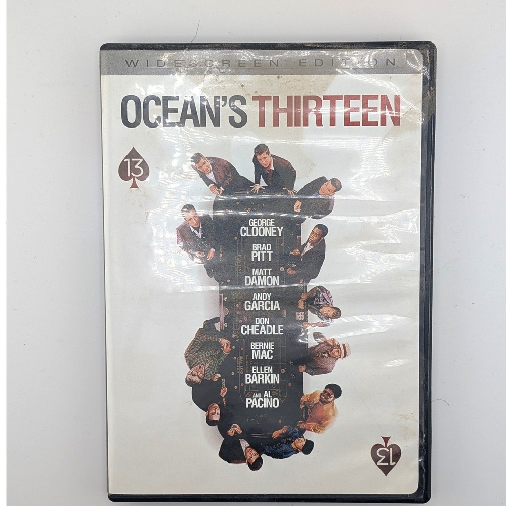 Warner Bros Ocean's Thirteen DVD Multicolor Good Widescreen Heist Movie